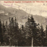 1913 Nagykőhavas, Hohenstein, Piatra Mare (Brassó, Brasov); Nagykőhavasi hegylánc. EKE kiadása / Gebrigskette von Hohenstein / mountain range (Rb)