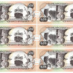 Guyana DN (2018) 20$ (10x) sorszámkövetők 'C/65 110921-C/65 110930' T:I Guyana ND (2018) 20 Dollars (10x) consecutive serials 'C/65 110921-C/65 110930' C:UNC Krause P#30 - Image 2