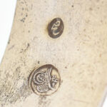 Ezüst (Ag) török, ottomán karperec, jelzett, 1918 körül, d: 6,5cm, bruttó: 68,99g - Image 4