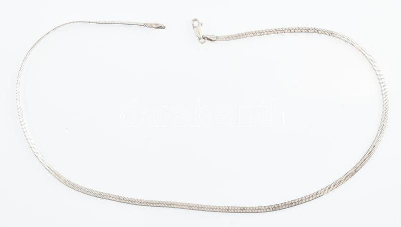 Ezüst (Ag) nyaklánc, jelzett, h: 41,5cm, nettó: 6,74g