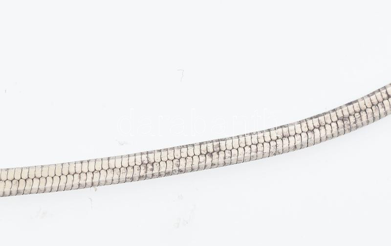 Ezüst (Ag) nyaklánc, jelzett, h: 41,5cm, nettó: 6,74g - Image 2