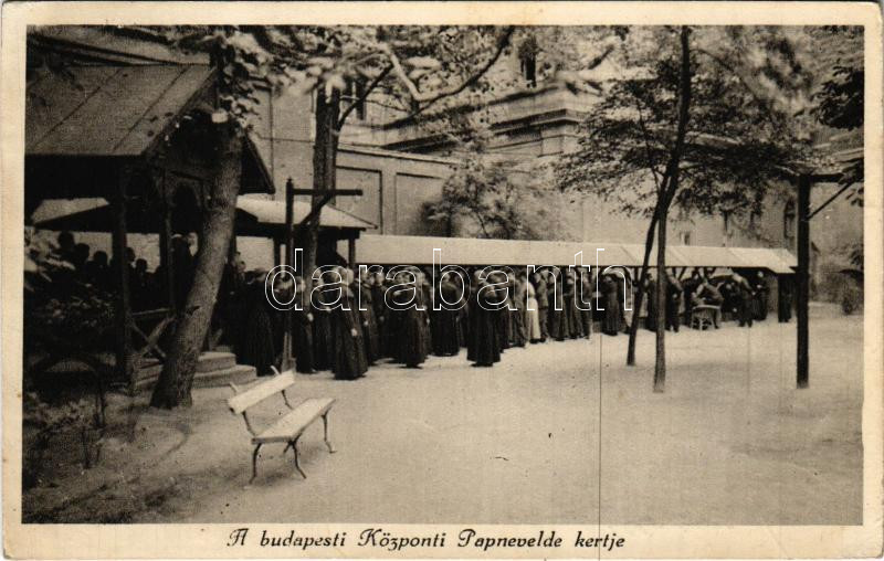 Budapest V. Központi Papnevelde, kert