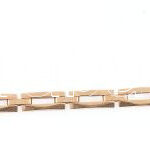 Arany (Au/14k) karlánc, jelzés nélkül, h: 18 cm, nettó: 14,2g