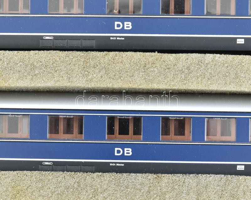 Rivarossi 2900 cikkszámú vasútmodell, DB személyvonat szett, 5 részes, újszerű állapotban, eredeti dobozában / Rivarossi No. 2900 model railway, DB passenger train set, 5 pcs, in good condition, in original box - Image 3