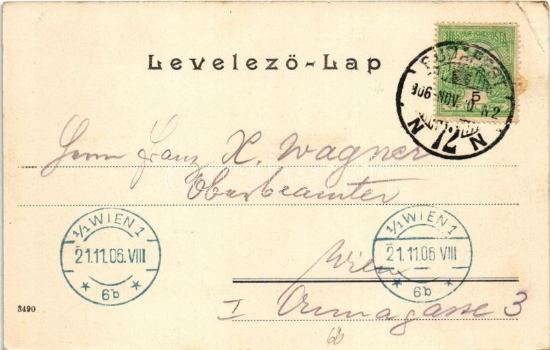 1906 Budapest, Ferenc József híd (EK) - Image 2