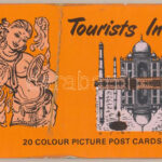 Tourists India - 20 db modern indiai képeslap füzetben / 20 modern postcards in booklet
