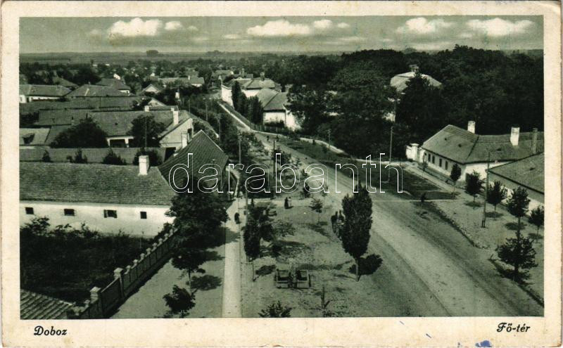 1944 Doboz, Fő tér (EK)