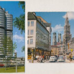 MÜNCHEN - 18 db MODERN képeslap / MUNICH - 18 modern town-view postcards - Image 2