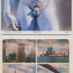 5 db MODERN 3D dimenziós motívum képeslap / 5 modern dimensional (3D) motive postcards - Image 2