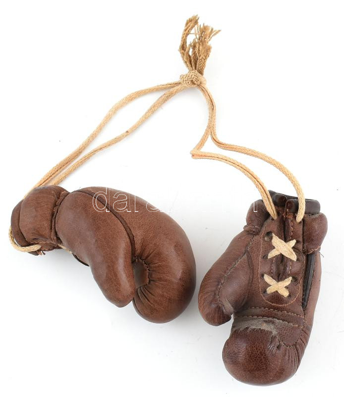 Bőr bokszkesztyűk mini kesztyűk 8 cm