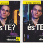 2002-es magyarországi országgyűlési választás - 5 db modern reklám képeslap - Image 2