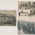 6 db RÉGI felvidéki város képeslap vegyes minőségben: Pozsony, Tátra, Léva, Iglófüred, Máriavölgy / 6 pre-1945 Upper Hungarian town-view postcards in mixed quality: Bratislava, Levice, Tatry, Marianka, Spisská Nová Ves Kupele