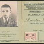 1938 Cserkészigazolvány + elemi iskolai bizonyítvány