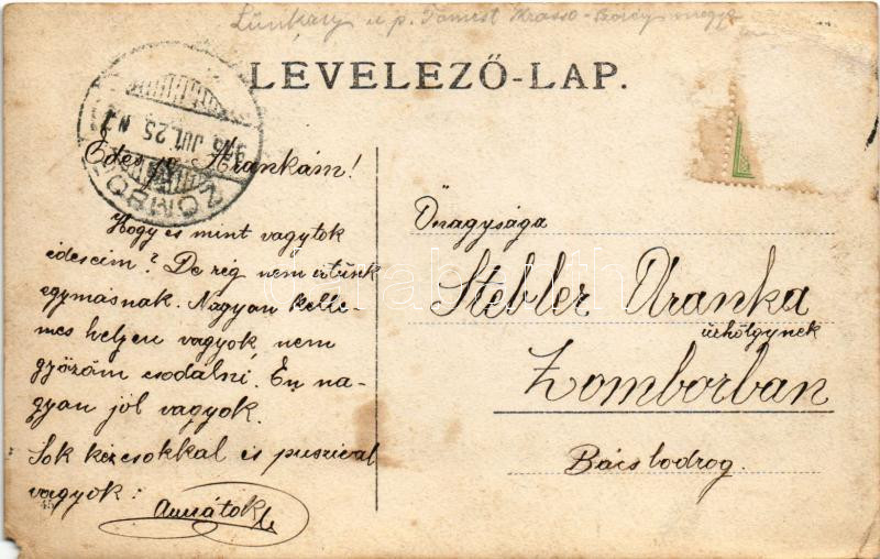 1906 Bégalankás, Lunkány, Luncanii de Jos; fűrésztelep / sawmill. photo (Rb) - Image 2
