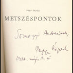 Papp Árpád: Metszéspontok. Szerzői. DEDIKÁLT: 26p. papírborítóval - Image 2
