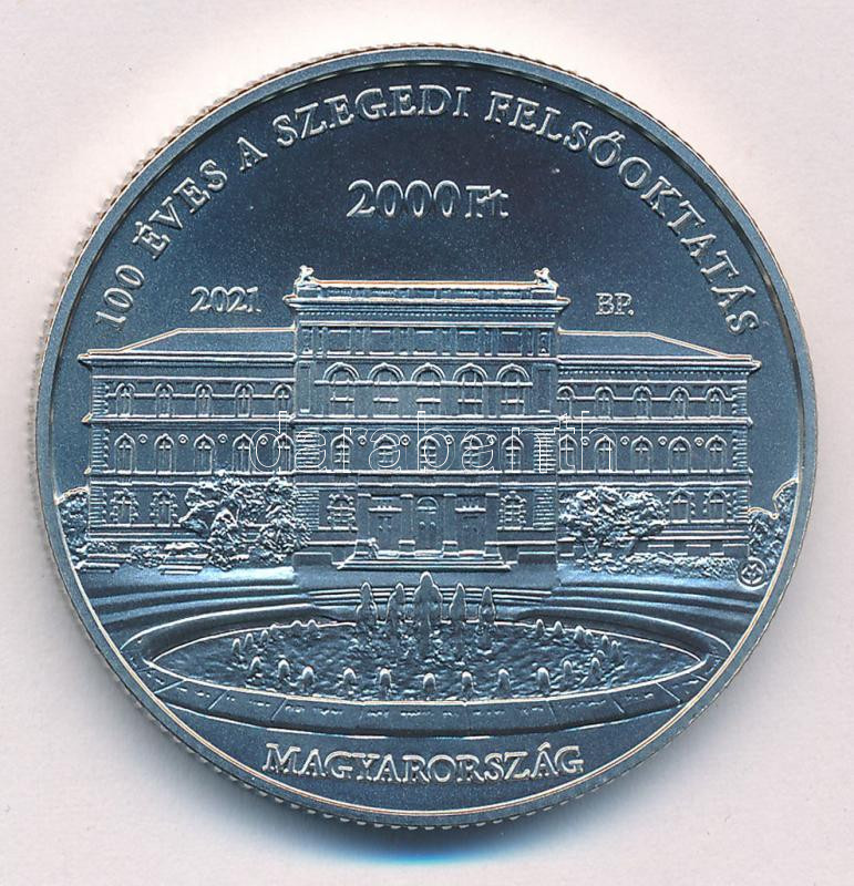 2021. 2000Ft Cu-Ni '100 éves a szegedi felsőoktatás' kapszulában T:BU