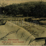 1910 Boksánbánya, Németbogsán, Deutsch-Bogsan, Bocsa Montana; Bründl vízesés. W.L. 117. / Wasserfall / waterfall (gyűrődés / crease)