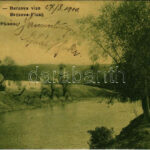 1910 Boksánbánya, Németbogsán, Deutsch-Bogsan, Bocsa Montana; Berzova vize. W.L. 1136. / Fluss / Barzava (fl)