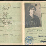 1928 Magyar Királyság által kiadott útlevél fényképpel / Hungarian passport