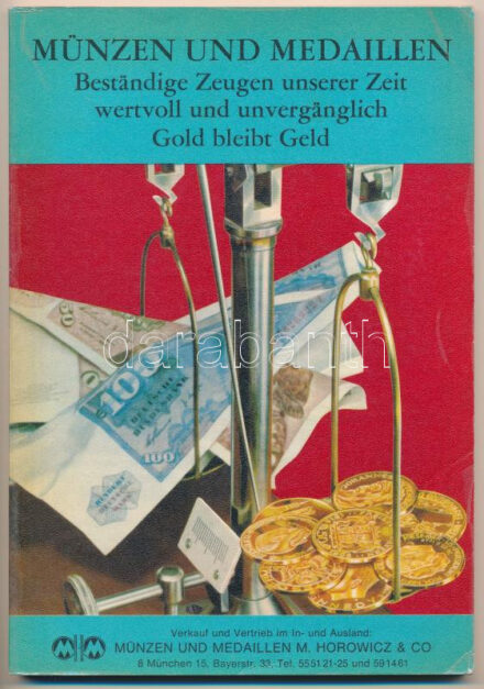 Offizielle Olympia Medaillen München 1972 (1972-es Olimpia érméi - német nyelvű). M. Horowicz & Co., München, 1972. Használt állapot, gyűrött borító.