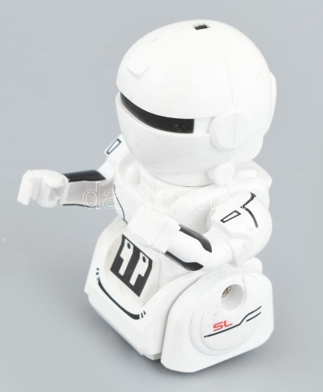 Mini robotpár távirányítóval, táncolnak, zenélnek, stb. Elemmel, működőképes, jó állapotban 8 cm - Image 2