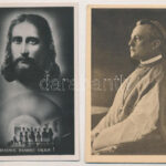 8 db RÉGI vallásos motívum képeslap vegyes minőségben / 8 pre-1945 religious motive postcards in mixed quality - Image 2