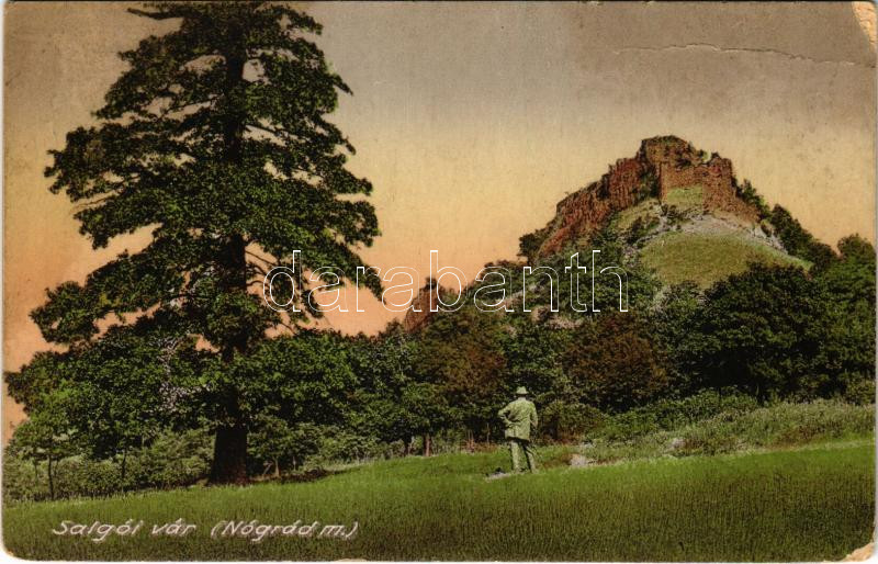 1927 Salgótarján, Salgó vára. Lipthay J. E. kiadása (EM)