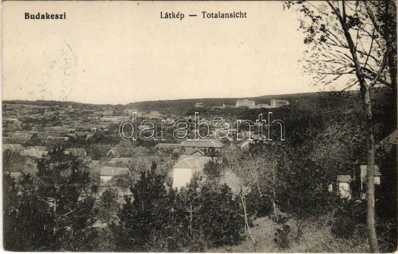 1914 Budakeszi, látkép. Krellwitz M. A. kiadása + 'K.k. 1/94. Landsturmkompagnie'