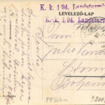 1914 Budakeszi, látkép. Krellwitz M. A. kiadása + 'K.k. 1/94. Landsturmkompagnie' - Image 2