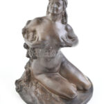 Radnai Béla (1873-1923): Putifárné. Kerámia. Jelzett, Korának megfelelő állapotban. m: 29 cm