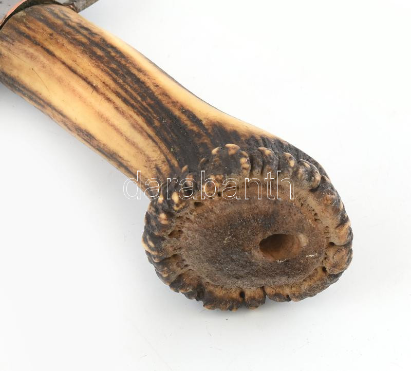 Régi agancs nyelű bárd, h: 31 cm - Image 2
