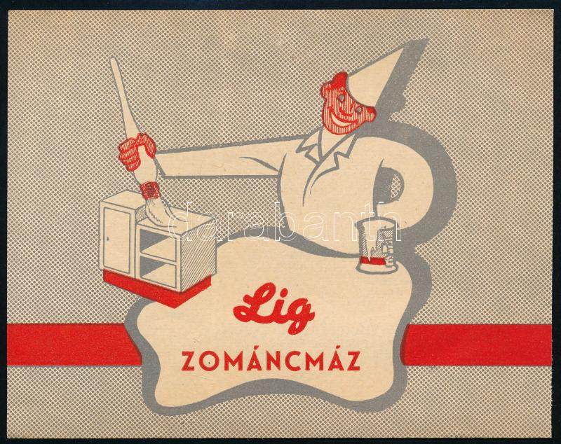 Lig zománcmáz címke