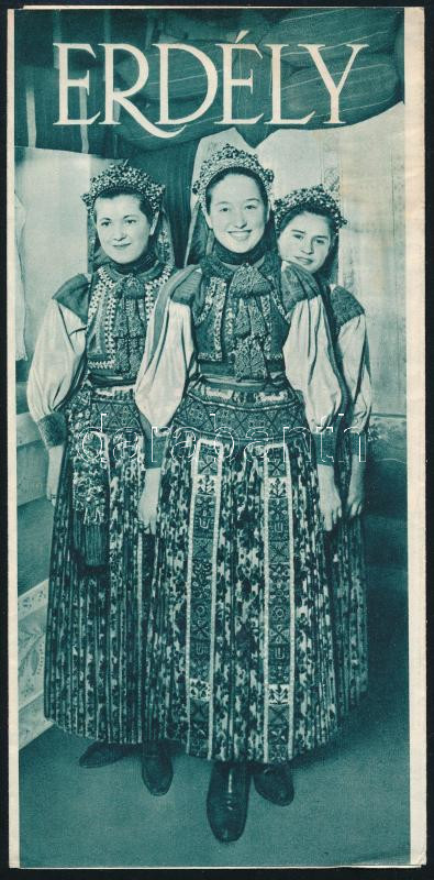 cca 1940 Erdély, képes prospektus, leporelló
