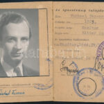 1944 M. kir. VI/3. Hadiüzemi Csoport fényképes igazolvány Füchsel Ferenc részére - Image 2