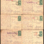 1940 201/7. tábori vegyes / zsidó munkás század munkaszolgálatosának 12 db levelezőlapja