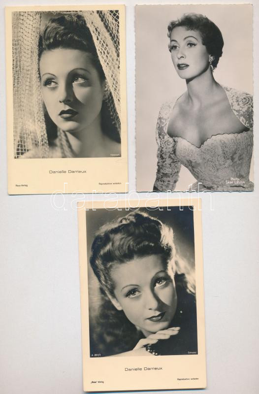 SZÍNÉSZNŐK - 5 db régi külföldi képeslap / ACTRESSES - 5 pre-1950 non-Hungarian postcards