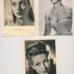 SZÍNÉSZNŐK - 5 db régi külföldi képeslap / ACTRESSES - 5 pre-1950 non-Hungarian postcards