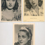 SZÍNÉSZNŐK - 5 db régi külföldi képeslap / ACTRESSES - 5 pre-1950 non-Hungarian postcards - Image 2