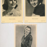 SZÍNÉSZNŐK - 6 db régi külföldi képeslap / ACTRESSES - 6 pre-1950 non-Hungarian postcards