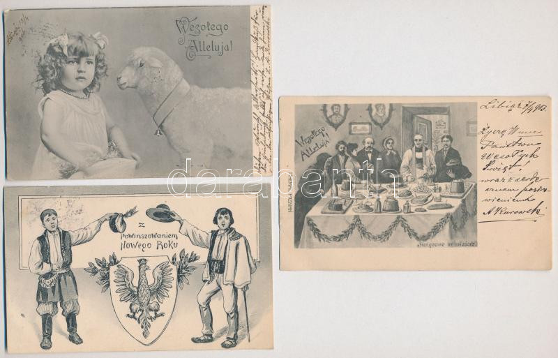 6 db RÉGI lengyel képeslap / 6 pre-1945 Polish postcards - Image 2