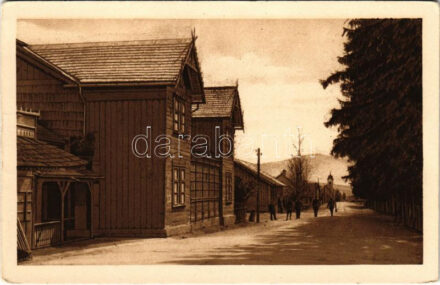 Lucski-fürdő, Lúcky Kúpele (Liptó); fürdő, utca. Fot.-amat. Eichler / spa, street view (EK)