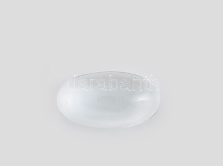 Akvamarin ovális cabosan csiszolás, Brazília 6,56 cts 20 mm