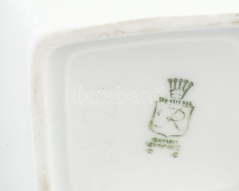 Német dizájn porcelán váza, jelzett, hibátlan, m: 21 cm - Image 2