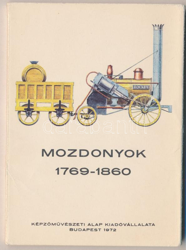 1972 MOZDONYOK 1769-1860 - 18 db modern képeslap tokban / LOCOMOTIVES - 18 modern postcards in case
