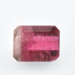 Watermelon (dinnye) turmalin smaragd csiszolású, Brazilia, Cruzeiro bánya, 10x8x5 mm