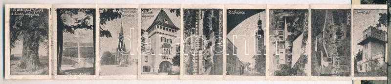 1944 Kőszeg, látkép a Kálváriával. leporellolap (Rb) - Image 2