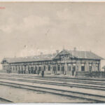 1907 Budapest X. Kőbánya, Kőbánya-Felső pályaudvar, vasútállomás. V. A. kiadása (fa)