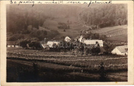 1927 Répáshuta, látkép. photo (apró szakadás / tiny tear)