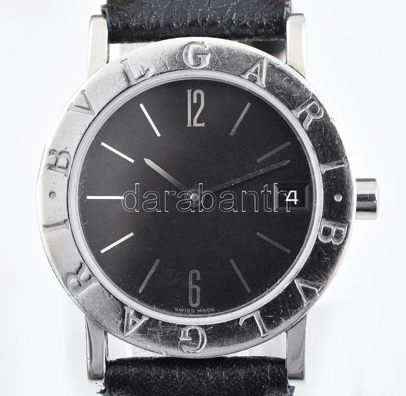 Bulgari női kvarc karóra, fém tokkal, működő, jó állapotban d:31 mm