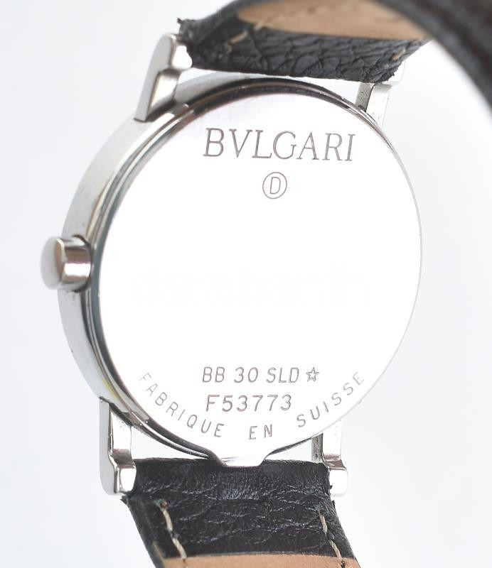 Bulgari női kvarc karóra, fém tokkal, működő, jó állapotban d:31 mm - Image 4